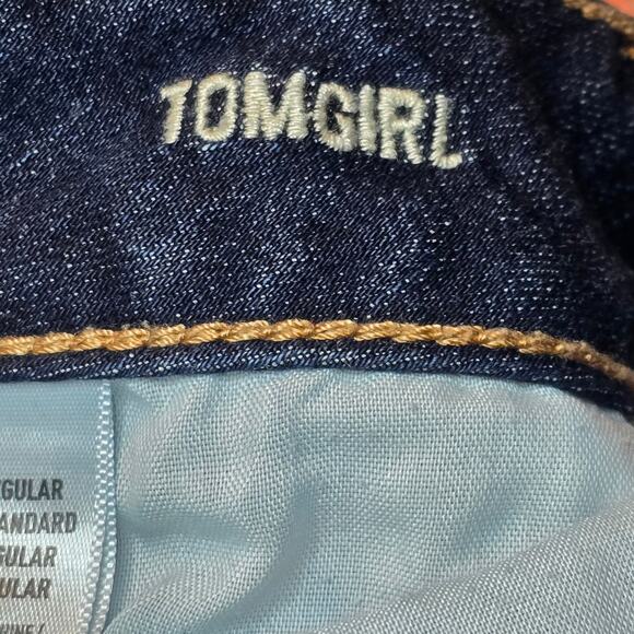 American Eagle Women's Tomgirl Super Stretch Button Fly Jeans, Size 12 - Picture 8 of 10